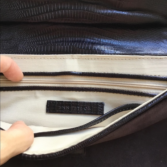 Calf hair & leather Ann Taylor bag - Picture 7 of 8